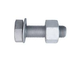 Hot Dip Galvanized Nut, Bolt and Spring Washer,M12x70mm (1Nut, 1Bolt,1Spring Washer)