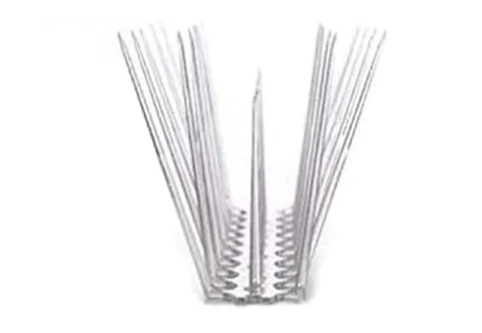 Bird Guard Polycorbonate,Length : 12 inch , Base Width : 40mm, Height of the Spike : 115mm, Covers Width: 140mm