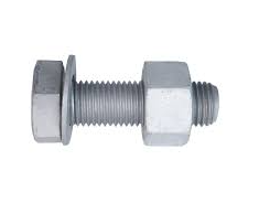 Hot Dip Galvanized Nut, Bolt and Spring Washer,M16x75mm (1Nut, 1Bolt,1Spring Washer) 