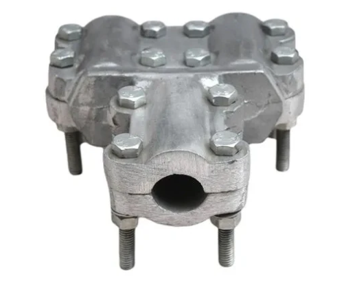 CT Stud Clamp/Connector Type-2 (CT Stud Ø30mm to ACSR Conductor) Single-Twin with AL-Cu Bi-metallic Strip